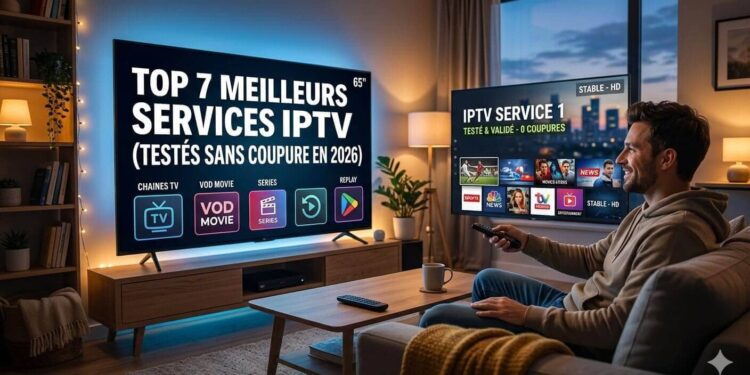 Abonnement IPTV Pas Cher Top 7 Services Testés Sans Coupure en 2026 📺